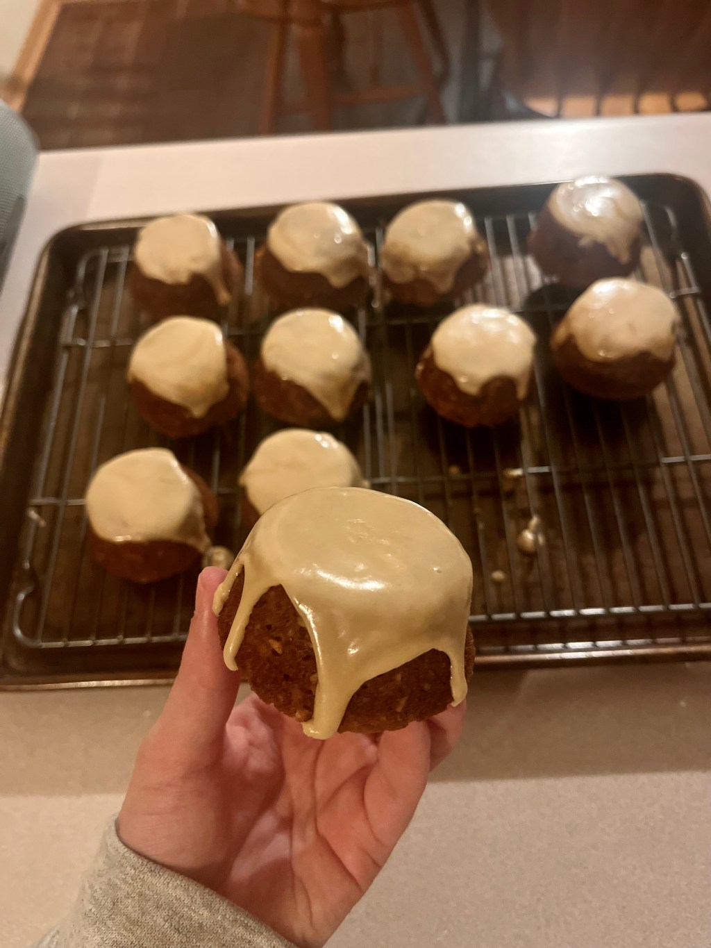 Carrot Tea Cakes with Caramel and Chai&nbsp;Icing