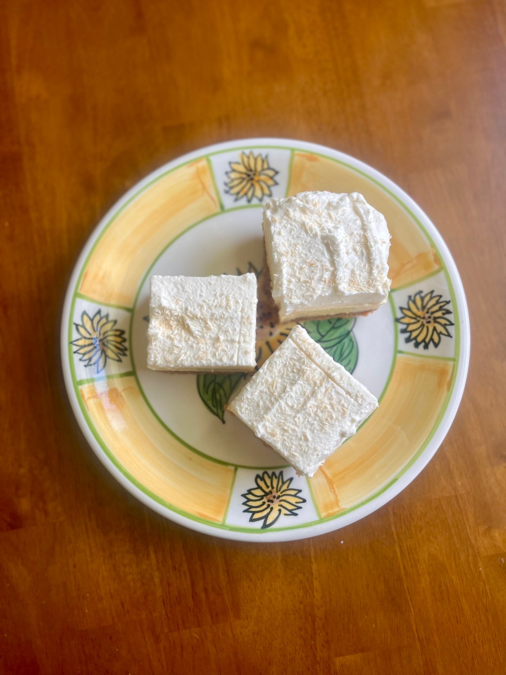 Coconut Key Lime Pie Bars